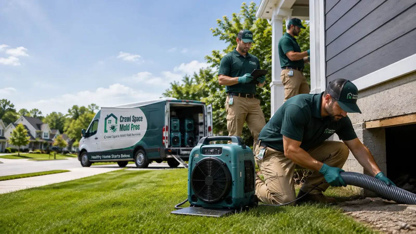 Crawl Space Mold Removal in Worcester, PA
